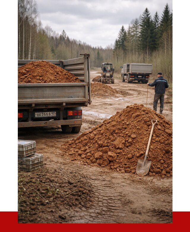 Глина и суглинки в Печоре от 4582 р. за куб | ПРОНЕРУДПчр