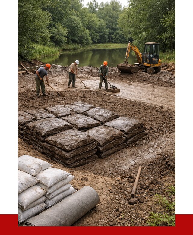 Купить глину для пруда в Печоре от 4582 р. с доставкой | ПРОНЕРУДПчр