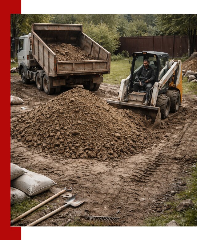 Суглинок для планировки участков в Печоре с доставкой и выгрузкой