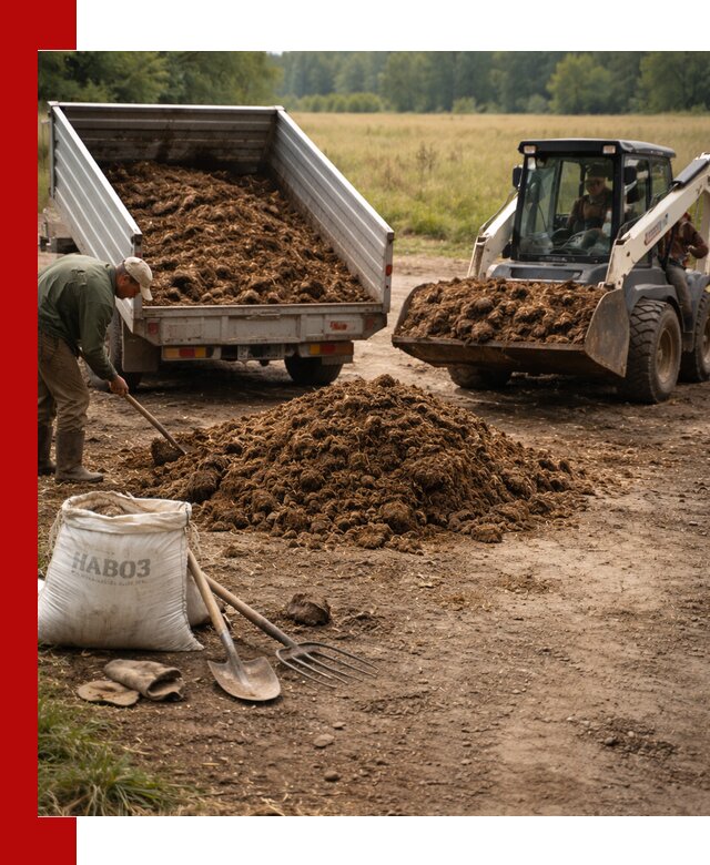 Доставка конского навоза в Печоре с разгрузкой и доставкой на объект