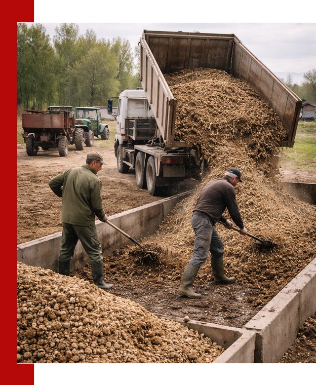 Куриный помет с доставкой в Печоре оптом и в розницу