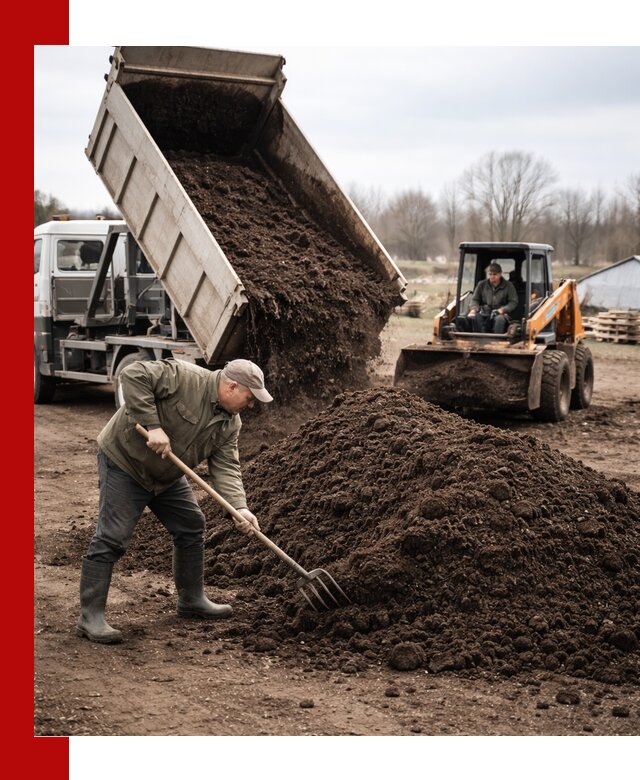 Доставка и продажа перегноя в Печоре быстро и дешево