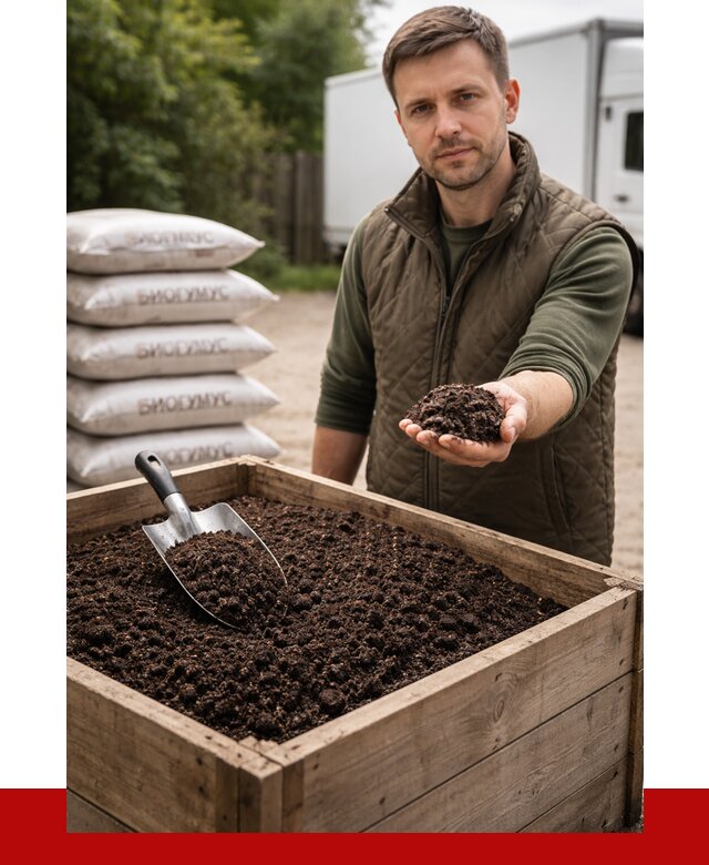 Купить биогумус в Печоре с доставкой от 8655 р. за куб | ПРОНЕРУДПчр