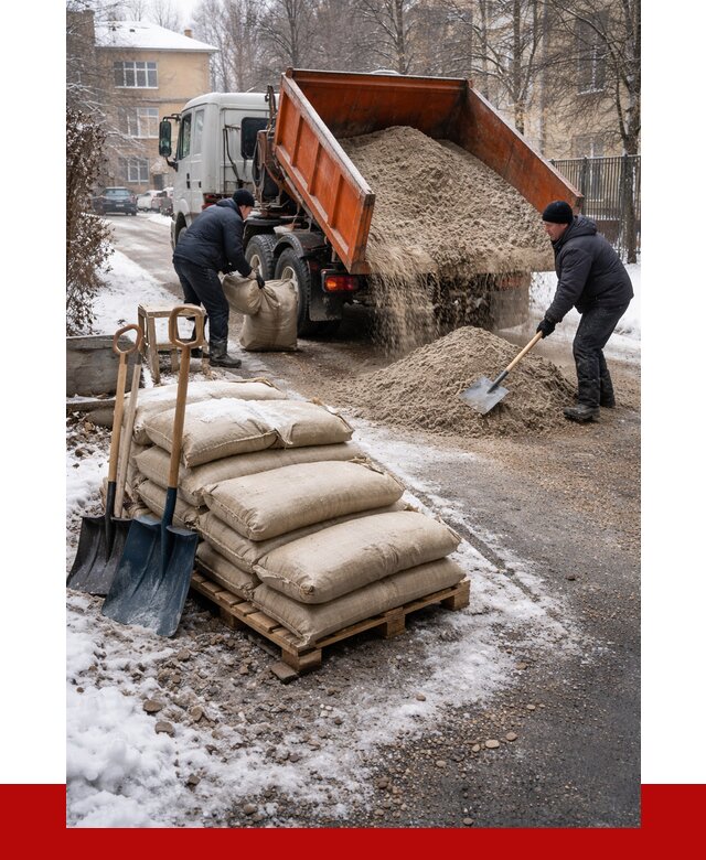 Противогололедные материалы оптом в Печоре от 4276 р. | ПРОНЕРУДПчр