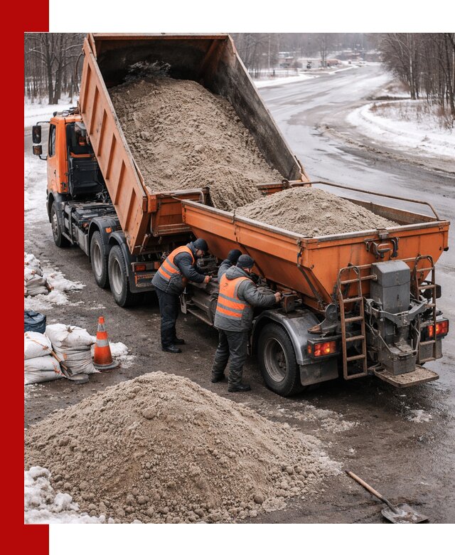 Поставка и вывоз пескосоля в Печоре оптом и в розницу
