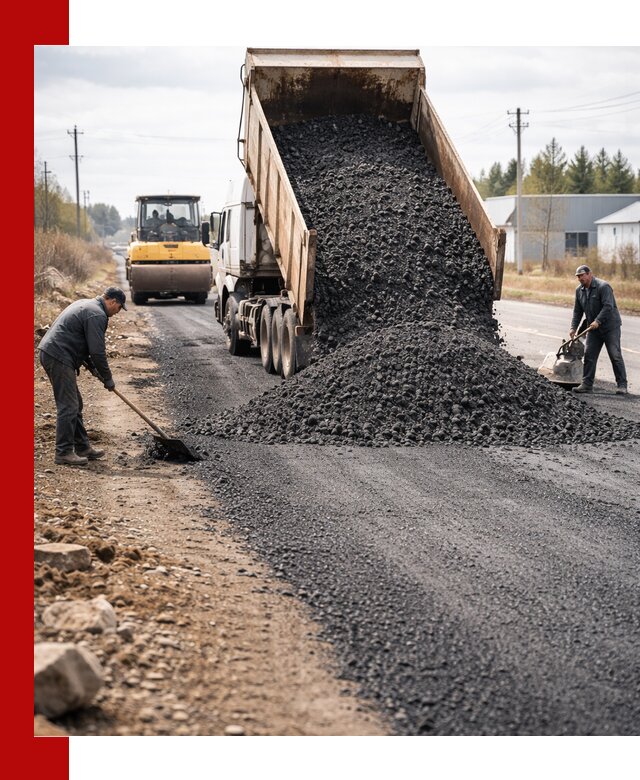 Асфальтовая крошка для дорог в Печоре — поставка и доставка