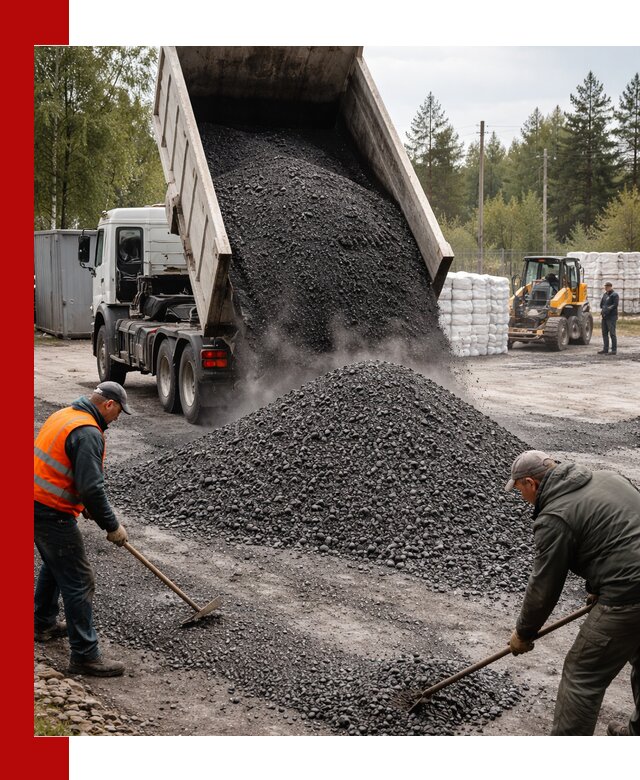 Доставка и продажа асфальтного гранулята в Печоре