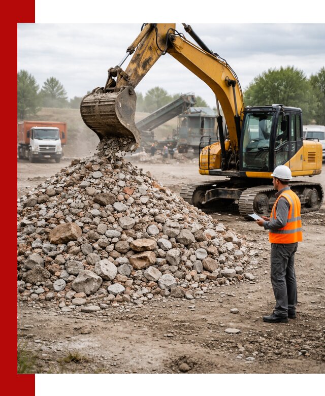 Доставка и вывоз строительного боя в Печоре
