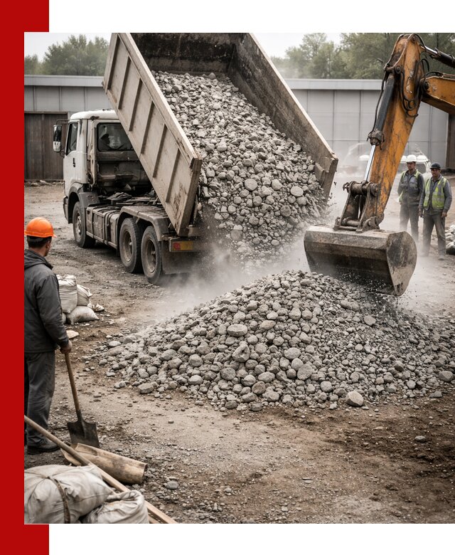 Доставка дробленого бетона в Печоре оптом и в розницу