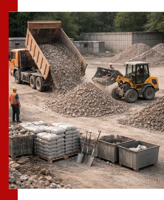 Вторичные материалы для отсыпки в Печоре — поставка и доставка