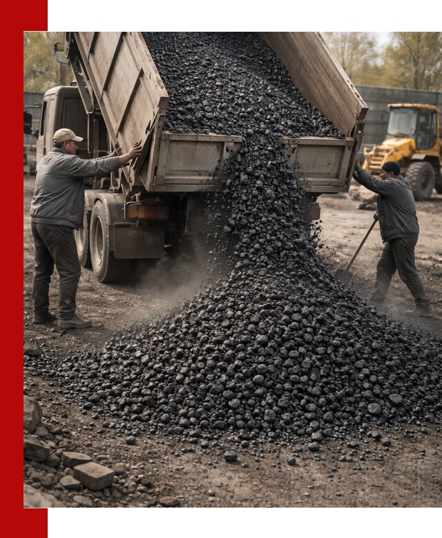 Доставка угля семечка самосвалами в Печоре