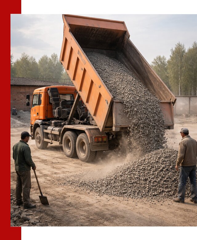 Доставка самосвалом 20 м3 в Печоре быстро и надежно