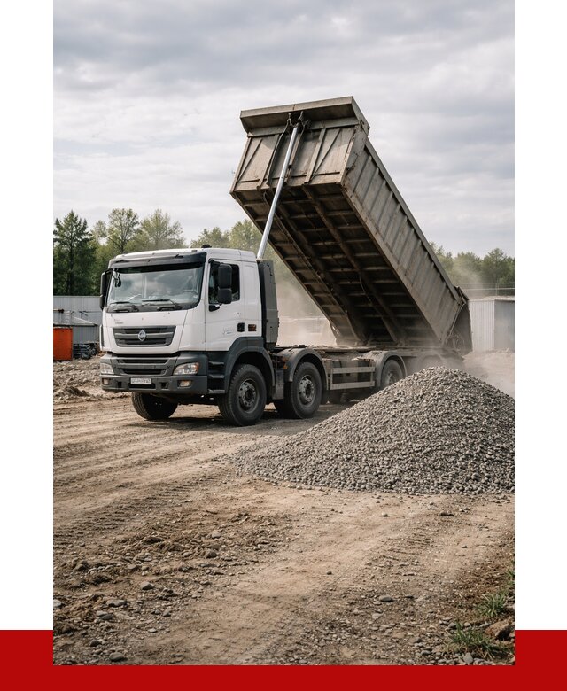 Доставка самосвалом 40 кубов в Печоре от 9164 р. | ПРОНЕРУДПчр