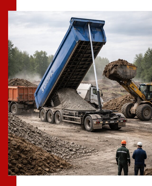 Аренда тонар 40 тонн в Печоре с доставкой материалов