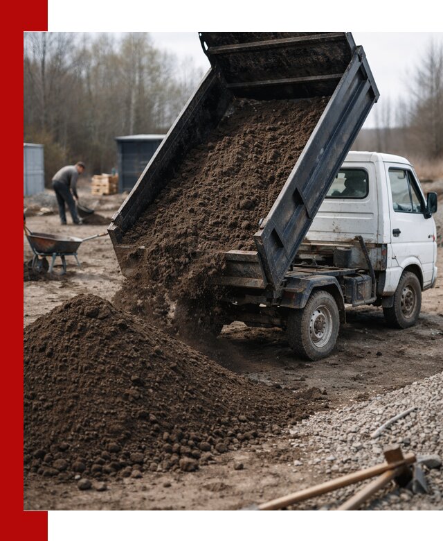 Аренда минисамосвала в Печоре для доставки сыпучих материалов