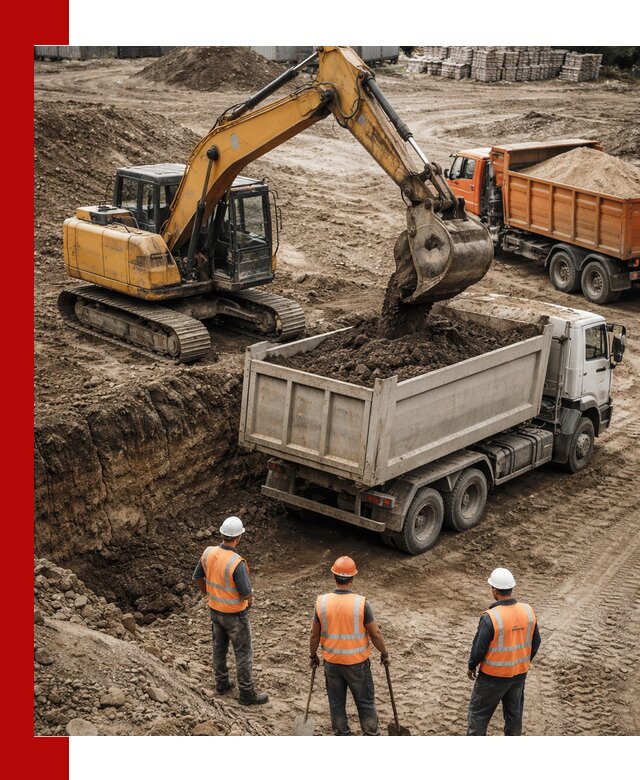 Разработка грунта для строительства и благоустройства в Печоре