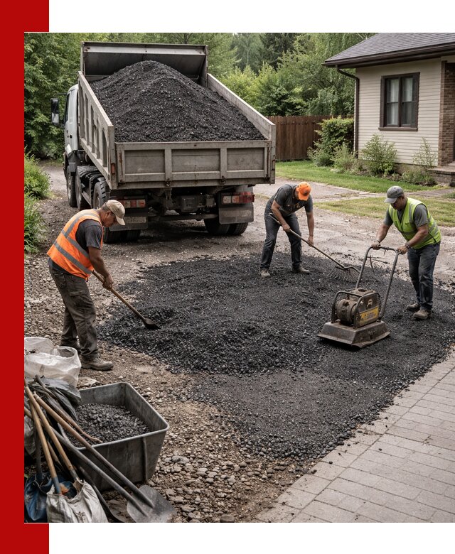 Асфальтовая крошка для двора с доставкой в Печоре